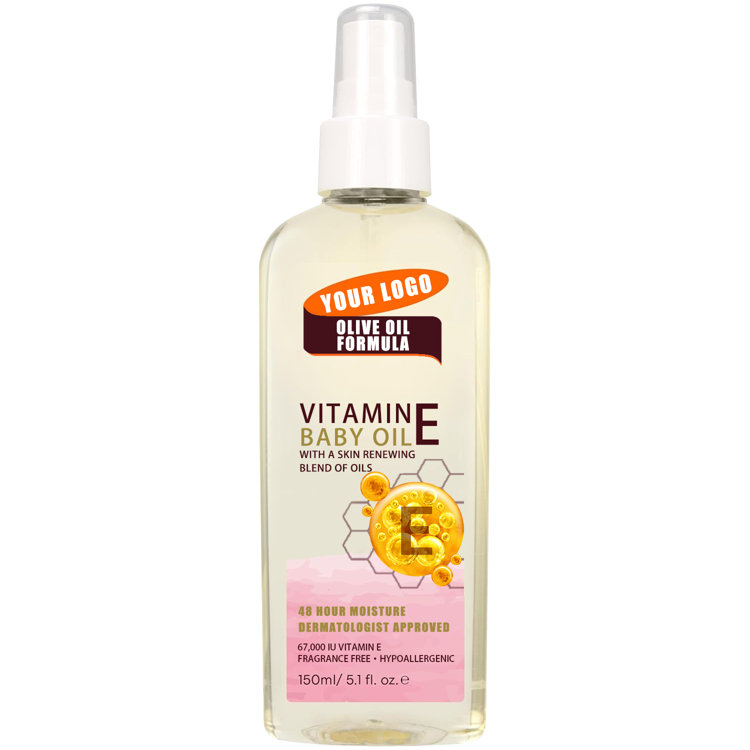Huile pour bébé (Vitamine E)