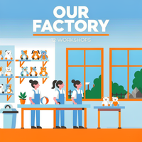 Jouets en peluche robot programmeur personnalisés OEM ODM, poupée en peluche ordinateur portable, cadeau technologique, vente en gros