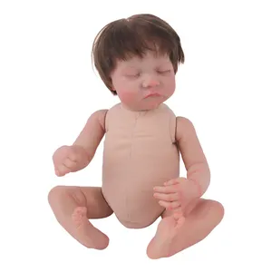 18 Zoll weiches Baby Reborn Toddler-Baby-Puppe Neugeborenes Baby Kindergeschenk aus Vinyl