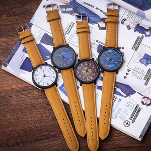<span class=keywords><strong>Montre</strong></span> Quartz <span class=keywords><strong>Homme</strong></span> Tendance à Cadran Simple et Large, Personnalisée, pour Couples - Product Image 1