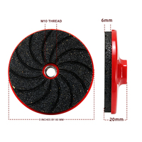 Disque de meulage pour meuleuse d'angle, adapté au polissage du marbre, du béton, des carreaux et au meulage des métaux. Personnalisable.