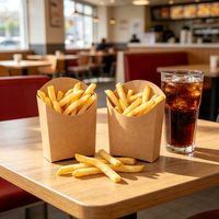 Boîtes alimentaires à emporter haut de gamme, écologiques, biodégradables, imperméables et à prix abordable pour frites et poulet frit