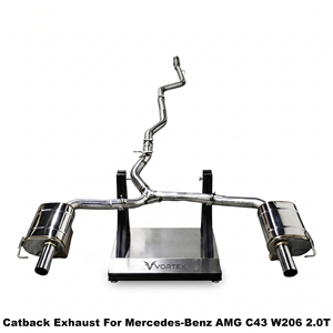 Vortex High-Velocity Stainless Steel <b>Exhaust</b> System Engine Power Upgrade For Mercedes-Benz AMG W206 C43 2.0T - Product Image 1