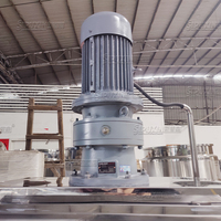Haute qualité SUS 304/316 chauffage électrique équipement de mélange en acier inoxydable mélangeur cosmétique Machine pour savon liquide détergent huile