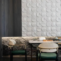 Panneau mural moderne en pierre artificielle, léger, en PU, conception 3D pour la cuisine et le dessus de vanité, panneau en fausse pierre de polyuréthane