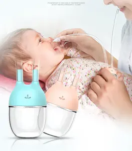 신생아 빨판 100% 안전하고 위생적인 흡입 아기 코 코 흡인기