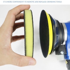 5 Inch Self-Generated Vacuum 5mm Pneumatic Random Orbital Palm 4CFM 12000 RPM for Automotive Metal Surface - Product Image 5
