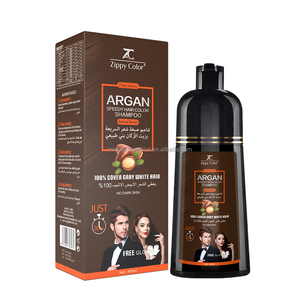 Champú <span class=keywords><strong>de</strong></span> Coloración Permanente Herbal Argan Speedy <span class=keywords><strong>de</strong></span> 420 ml, Precio al por Mayor, Cobertura Perfecta para Canas, Sin Amoníaco, para Uso Doméstico - Product Image 1