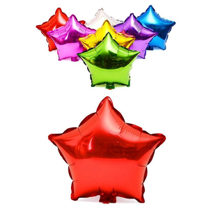 Suministros de fiesta de cumpleaños de papel de aluminio personalizado al por mayor estrella colorida precio barato envío gratis globo de papel de aluminio - Product Image 5