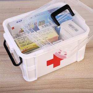 Botiquín de primeros auxilios para casa y oficina, caja de primeros auxilios montada en la pared, <span class=keywords><strong>25</strong></span> personas - Product Image 4