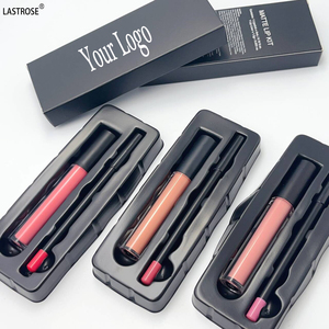 Private Label di alta qualità 2 in 1 rossetto liquido e fodera per labbra impermeabile Set Lipliner lucidalabbra di lunga durata - Product Image 5