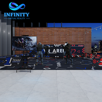 Sistema de Experiencia de Disparos Multijugador en Realidad Virtual con Movimiento Libre, Arena de Batalla Inmersiva para 4-10 Jugadores, para Centros de Entretenimiento en Interiores