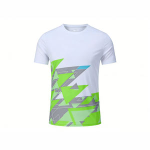 T-shirt de course personnalisé de luxe en maille respirante, séchage rapide, coloré, à manches courtes, confortable pour la course, l'entraînement et la gym - Product Image 5
