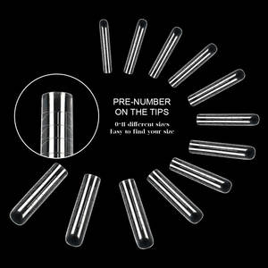 BQAN Nail formes 120 pièces couverture complète outils faciles <span class=keywords><strong>faux</strong></span> conseils constructeur UV Nail <span class=keywords><strong>Gel</strong></span> System acrylique Nail Art décorations longues double formes - Product Image 4