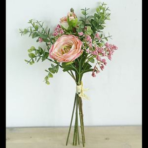 Ramo de Flores Artificiales Realistas al Precio de Fábrica, Decoración de Boda para Novias - Product Image 6