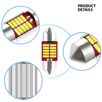 Fabricant d'ampoules de voiture 31Mm 36MM 39MM 41MM 42MM Festoon Led 4014 10 12SMD Led Canbus sans erreur dôme lumière