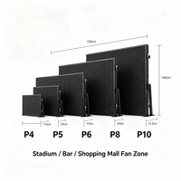 Écran LED fixe extérieur P10 haute luminosité, résistant aux chocs, mur vidéo publicitaire pour terrain de football, arène, événement sportif