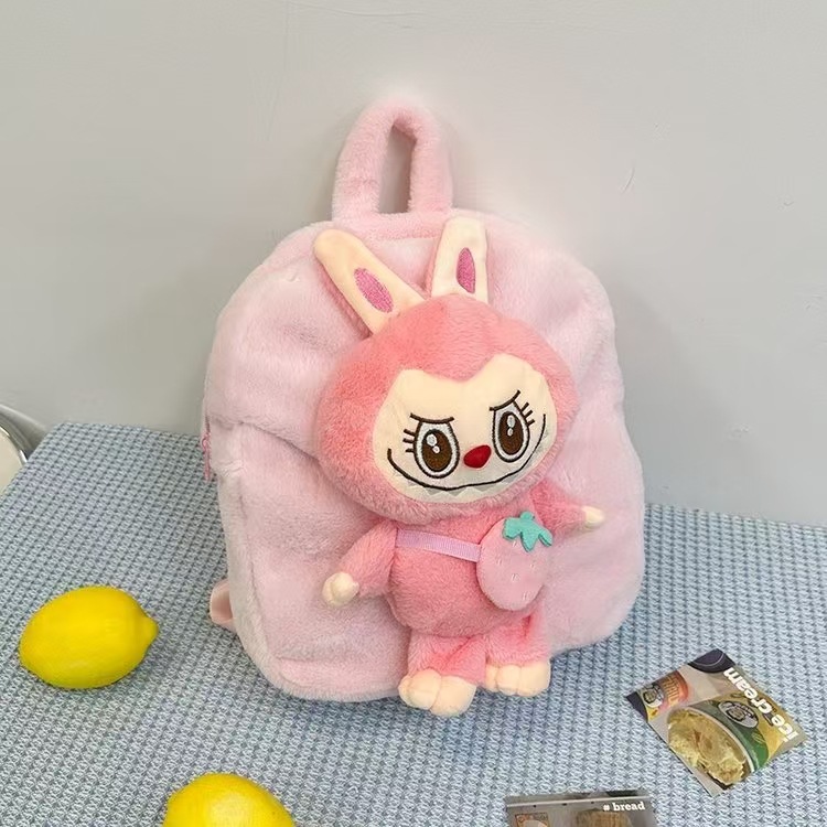 Labubu リュック Classic Bag シリーズ LABUBU ビッグ ヘッド バックパック - POP