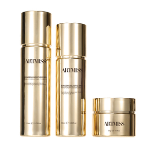Ensemble de trois crèmes et sérums pour le visage de haute qualité en or, avec vitamine C, acide hyaluronique et ginseng, pour le soin de la peau - Product Image 1