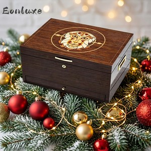 Eonluxe Caja de Almacenamiento de Cigarros de Lujo con Acabado Lacado del Zodíaco Chino, Edición Limitada Global con Vitrina de Exhibición con Superficie de Pintura Piano - Product Image 1