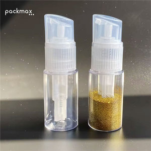 Wholesale cosmetic <b>bottle</b> packaging fine <b>mist</b> powder sprayer plastic baby talcum powder <b>bottle</b> 60ml portable with pump - Product Image 1