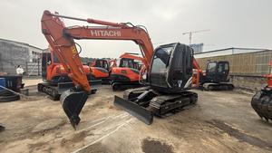 Mini-excavatrice hydraulique Hitachi ZX70 d'occasion, 7 tonnes, avec moteur, boîte de vitesses, moteur et pompe d'origine Hitachi - Product Image 6