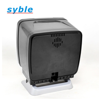Lector de Códigos de Barras QR de Escritorio Syble XB-8809H para Hardware de Computadora, Escáner de Códigos de Barras Omnidireccional 2D con Cable
