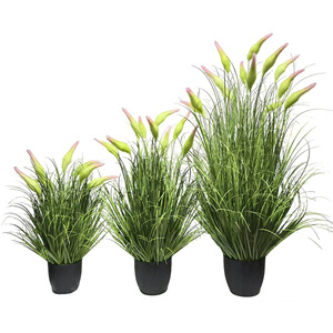 Plantes artificielles en pot de type Gourd Grass, haute simulation réaliste, 70cm, 90cm, 120cm, pour décoration intérieure et accessoires de mariage - Product Image 1
