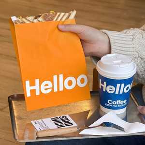 Sacs en papier kraft écologiques et recyclables personnalisés, de qualité alimentaire, résistants à l'huile, pour sandwichs, biscuits, hamburgers, avec logo personnalisé - Product Image 2