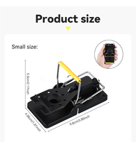 Piège à souris Safe Firm Transparent Household Mouse Catcher Plastic Reusable Humane Indoor Outdoor Mouse Trap
