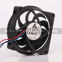 Delta 5V 24V 48V DC 12V 0,14a EC AC 7015 7CM tiga kawat bola komputer CPU pembuangan panas AFB0712LB-5A08 kipas pendingin