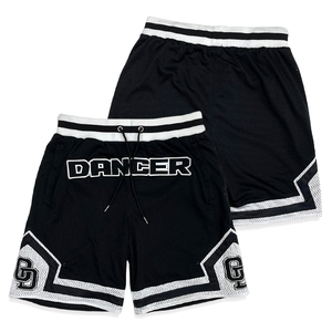 Pantalones Cortos Personalizados Baloncesto Malla Bordado Doble Capa Fabricante Deportes Clásicos Retro Baloncesto Shorts - Product Image 1