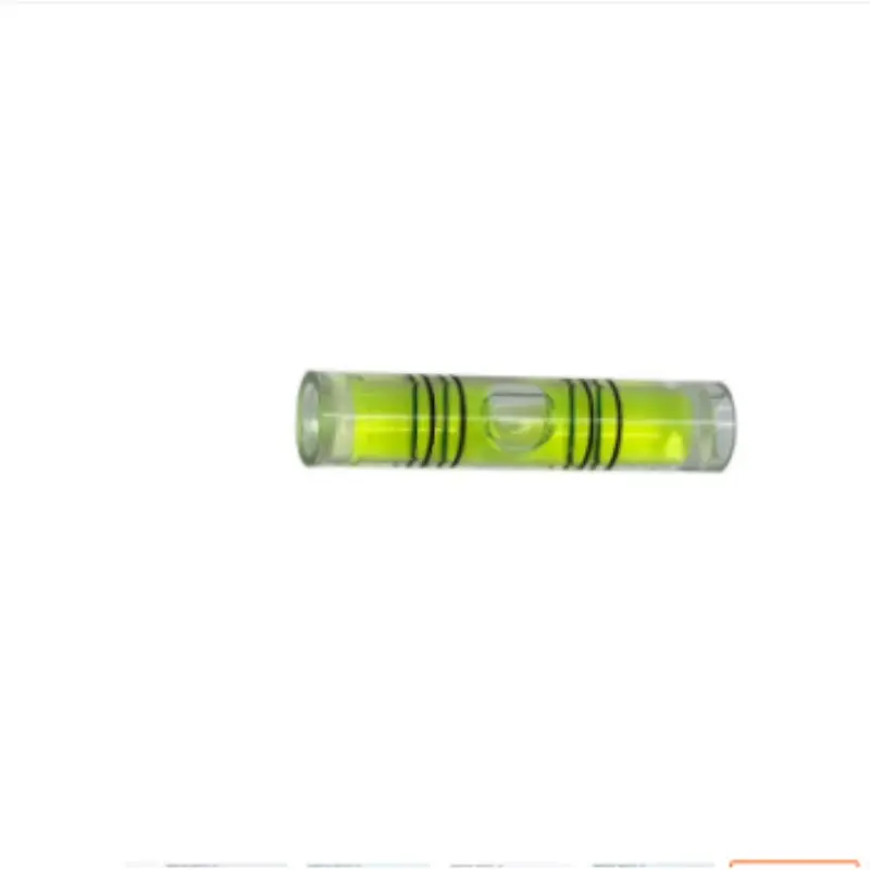 Mini viales de nivel de burbuja, viales cilíndricos de acrílico de color azul y verde, tubulares, de alta sensibilidad de fábrica