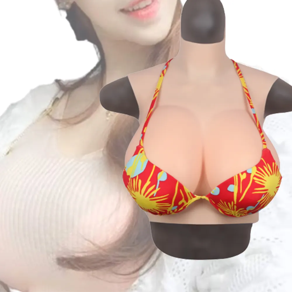 Crossdressing Silicone Fake Breasts No Oil Realistic Fake Boobs Tits Enhancer Men To Women For Shemale Sissy Ladyboy