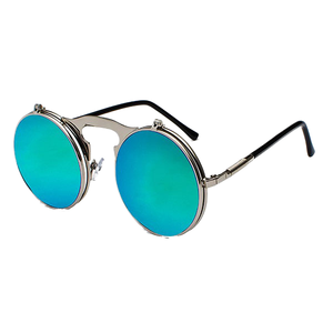 نظارات شمسية فاخرة للطيارين موديل 2026 الأكثر مبيعًا بالجملة بعدسات متدرجة وإطار كبير من النحاس مع حامل للنساء - Product Image 1