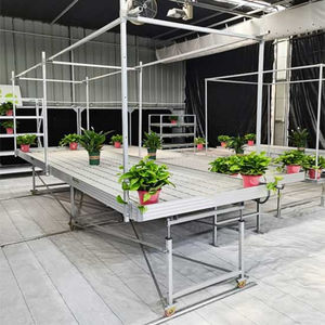 Invernadero hidropónico grande, sistemas verticales de cultivo de jardín, Torre aeropónica <span class=keywords><strong>vertical</strong></span> multicapa hecha de cobertizo de plástico duradero - Product Image 4