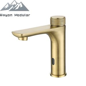 Смеситель для раковины Wayon Modern с сенсорным управлением, без касания, с керамическим картриджем, для общественных туалетов и мебели для ванной комнаты - Product Image 4