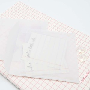 Tarjetas de invitación de papel glassine personalizadas al por mayor, sobre de papel pergamino vitela translúcido - Product Image 6