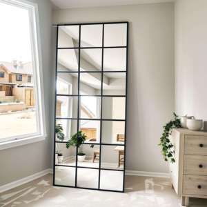 Mới đến sang trọng trang điểm cổ Gương trang điểm tùy chỉnh khung cửa sổ kính cửa sổ Gương trang trí thủ công mới đến - Product Image 5