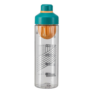 Botella de agua de 550 ml, botella de agua deportiva de gran capacidad, botellas portátiles para beber durante el viaje, fitness y deportes, con marcador de tiempo - Product Image 3