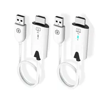 Transmisor y Receptor de Video y Audio Inalámbrico de 5.8G 1080P 30M, Adaptador Extensor Dongle de Plástico Compatible con TV Box de Otras Marcas