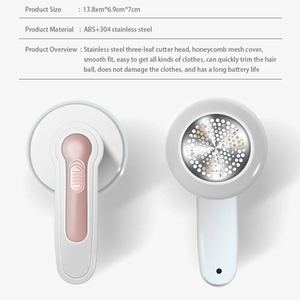 Rasoir anti-bouloches portable électrique rechargeable pour vêtements, éliminateur de peluches et de bouloches - Product Image 4