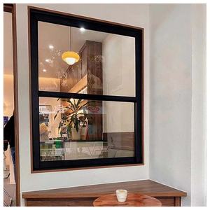 Janela de Alumínio Moderna para Exterior com Vidro Térmico Duplo Antifurto e à Prova de Furacões com Tela - Product Image 6