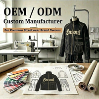 Fabricant de vestes zippées pour hommes sur mesure, service OEM ODM, vestes streetwear vintage à surpiqûres contrastées pour les propriétaires de marques haut de gamme
