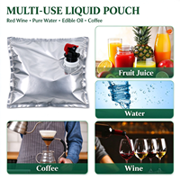 Sac BIB Aseptique Personnalisé avec Valve Vitop pour Vin et Huile Comestible, Emballage Bag-in-Box Anti-fuite, Vente en Gros