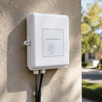 Boîtier de distribution fibre optique 16 ports IP65 étanche extérieur pour montage mural ou sur poteau, boîtier terminal NAP FAT FDB SC APC UPC pour FTTH