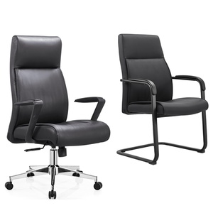Wholesale Comfortable Conference Room Chairs Swivel Leather Executive Manager Office Chair - Product Image 4
