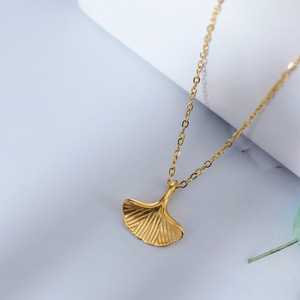 Ginkgo Leaf Style Necklace Women's Advanced Clavicle <b>Chain</b> All-match Accessories Necklace - Product Image 3