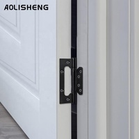 AOLISHENG de Metal de acero inoxidable ocultar de la puerta del gabinete de madera Hing rodamiento puerta bisagras