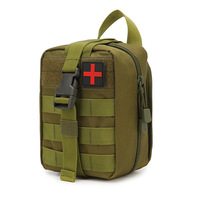 Sac de rangement médical en nylon 1000D pour les urgences pochette IFAK tactique déchirable trousse de traumatologie trousse de premiers soins tactique vente en gros
